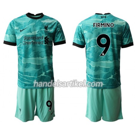 Liverpool Roberto Firmino 9 Kinder Auswärts Trikotsatz 2020/21 Kurzarm (+ Kurze Hosen)